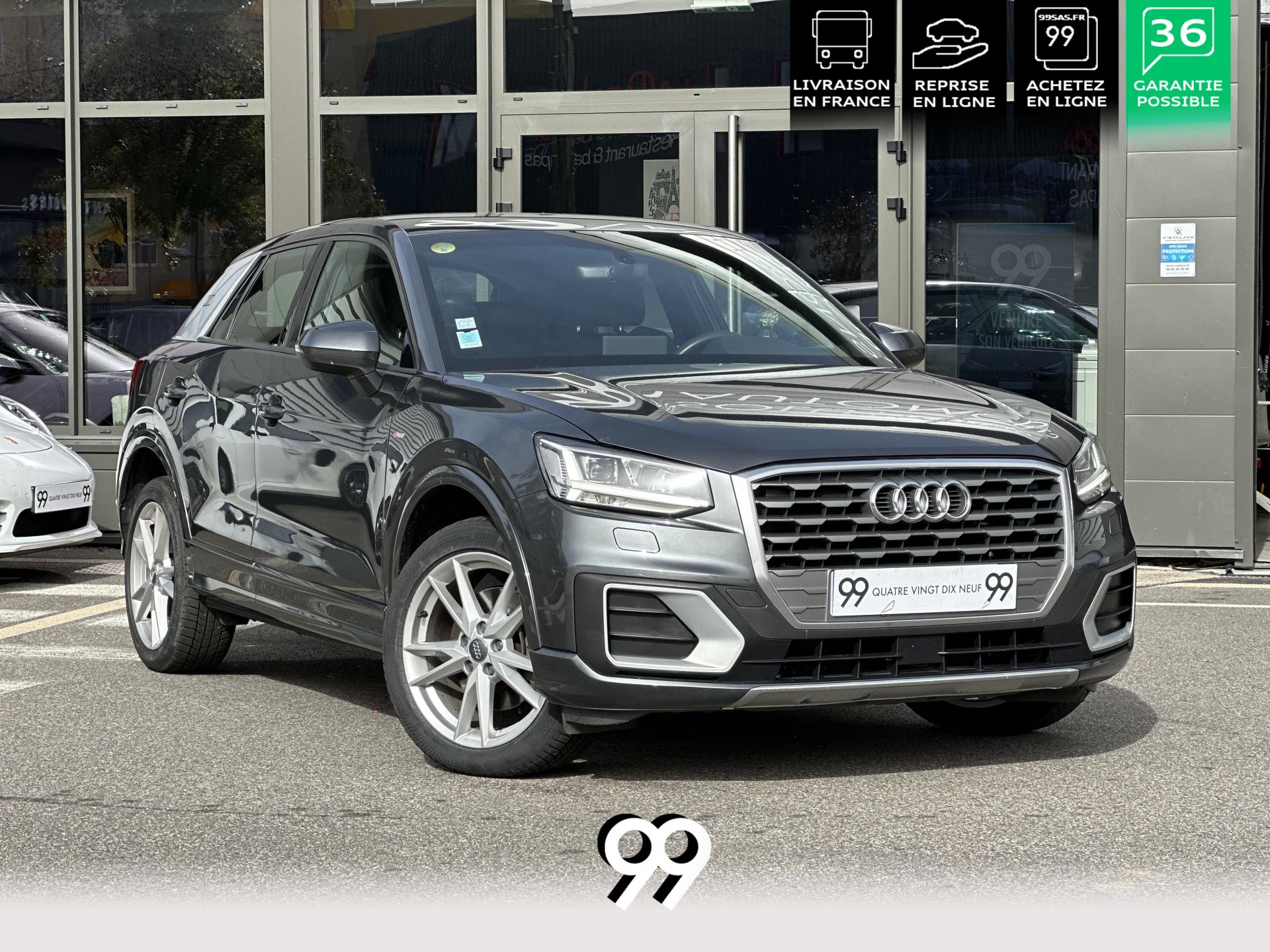 QUATRE VINGT DIX NEUF SAS - AUDI-Q2- 30 TDI 116cv S-tronic S Line Led  Carplay